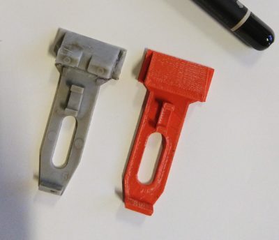 Nachkonstruiert anhand des entzwei gebrochenen Originalteils.